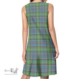 Scottish Whitelaw Tartan Womens Casual Dresses - Tartan Dress Womens Scottish Plaid Tartan Plaid - ScotsTee - scotstee.com