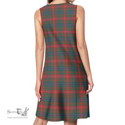 Scottish Wilson Modern Tartan Womens Casual Dresses - Tartan Dress Womens Scottish Plaid Tartan Plaid - ScotsTee - scotstee.com