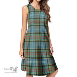 Scottish Walkinshaw Tartan Womens Casual Dresses - Tartan Dress Womens Scottish Plaid Tartan Plaid - ScotsTee - scotstee.com