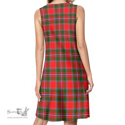 Scottish Spens Modern Tartan Womens Casual Dresses - Tartan Dress Womens Scottish Plaid Tartan Plaid - ScotsTee - scotstee.com