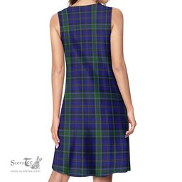 Scottish Weir Tartan Womens Casual Dresses - Tartan Dress Womens Scottish Plaid Tartan Plaid - ScotsTee - scotstee.com