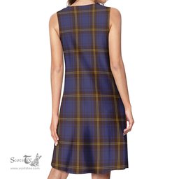 Scottish Sligo County Ireland Tartan Womens Casual Dresses - Tartan Dress Womens Scottish Plaid Tartan Plaid - ScotsTee - scotstee.com