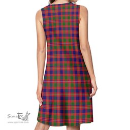 Scottish Wright Tartan Womens Casual Dresses - Tartan Dress Womens Scottish Plaid Tartan Plaid - ScotsTee - scotstee.com