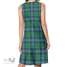 Scottish Urquhart Ancient Tartan Womens Casual Dresses - Tartan Dress Womens Scottish Plaid Tartan Plaid - ScotsTee - scotstee.com