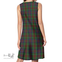 Scottish MacDuff Hunting Tartan Womens Casual Dresses - Tartan Dress Womens Scottish Plaid Tartan Plaid - ScotsTee - scotstee.com