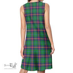 Scottish Young Modern Tartan Womens Casual Dresses - Tartan Dress Womens Scottish Plaid Tartan Plaid - ScotsTee - scotstee.com