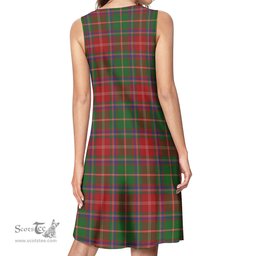 Scottish Somerville Tartan Womens Casual Dresses - Tartan Dress Womens Scottish Plaid Tartan Plaid - ScotsTee - scotstee.com