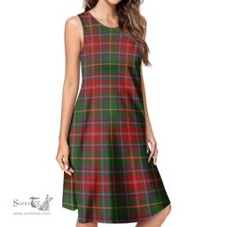 Scottish Somerville Tartan Womens Casual Dresses - Tartan Dress Womens Scottish Plaid Tartan Plaid - ScotsTee - scotstee.com