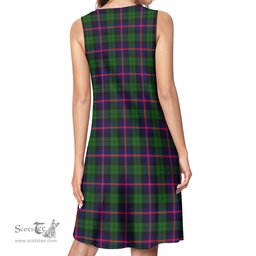 Scottish Urquhart Modern Tartan Womens Casual Dresses - Tartan Dress Womens Scottish Plaid Tartan Plaid - ScotsTee - scotstee.com