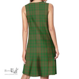 Scottish Terry Tartan Womens Casual Dresses - Tartan Dress Womens Scottish Plaid Tartan Plaid - ScotsTee - scotstee.com