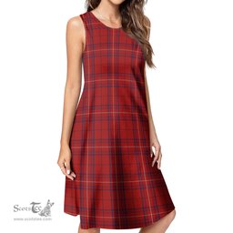 Scottish Rose of Kilravock Tartan Womens Casual Dresses - Tartan Dress Womens Scottish Plaid Tartan Plaid - ScotsTee - scotstee.com