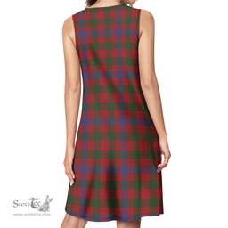 Scottish Ross Tartan Womens Casual Dresses - Tartan Dress Womens Scottish Plaid Tartan Plaid - ScotsTee - scotstee.com
