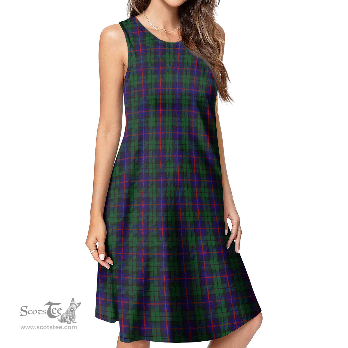 Scottish Urquhart Tartan Womens Casual Dresses - Tartan Dress Womens Scottish Plaid Tartan Plaid - ScotsTee - scotstee.com