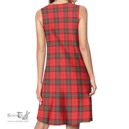 Scottish Seton Modern Tartan Womens Casual Dresses - Tartan Dress Womens Scottish Plaid Tartan Plaid - ScotsTee - scotstee.com