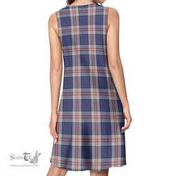 Scottish Stewart of Appin Hunting Dress Tartan Womens Casual Dresses - Tartan Dress Womens Scottish Plaid Tartan Plaid - ScotsTee - scotstee.com