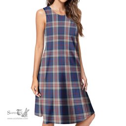 Scottish Stewart of Appin Hunting Dress Tartan Womens Casual Dresses - Tartan Dress Womens Scottish Plaid Tartan Plaid - ScotsTee - scotstee.com