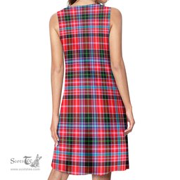 Scottish Udny Tartan Womens Casual Dresses - Tartan Dress Womens Scottish Plaid Tartan Plaid - ScotsTee - scotstee.com