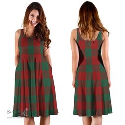Scottish Erskine Tartan Sleeveless Midi Womens Dress - Tartan Midi Dress Scottish Plaid Tartan Plaid - ScotsTee - scotstee.com