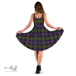 Scottish Cameron of Erracht Modern Tartan Sleeveless Midi Womens Dress - Tartan Midi Dress Scottish Plaid Tartan Plaid - ScotsTee - scotstee.com