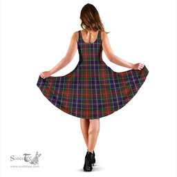 Scottish Crozier Tartan Sleeveless Midi Womens Dress - Tartan Midi Dress Scottish Plaid Tartan Plaid - ScotsTee - scotstee.com