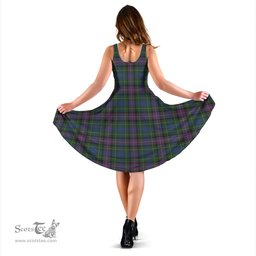 Scottish Rankin Tartan Sleeveless Midi Womens Dress - Tartan Midi Dress Scottish Plaid Tartan Plaid - ScotsTee - scotstee.com