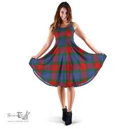 Scottish Mar Tartan Sleeveless Midi Womens Dress - Tartan Midi Dress Scottish Plaid Tartan Plaid - ScotsTee - scotstee.com