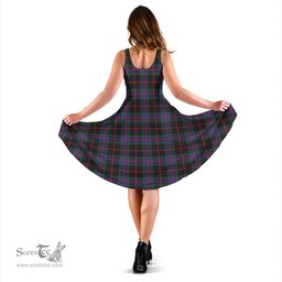 Scottish Nairn Tartan Sleeveless Midi Womens Dress - Tartan Midi Dress Scottish Plaid Tartan Plaid - ScotsTee - scotstee.com