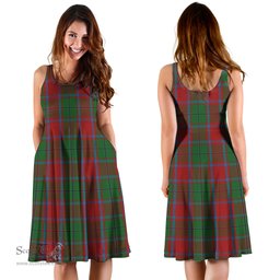 Scottish MacPhail Blue Bands Tartan Sleeveless Midi Womens Dress - Tartan Midi Dress Scottish Plaid Tartan Plaid - ScotsTee - scotstee.com