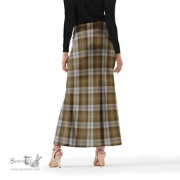 Scottish Baillie Dress Tartan Womens Full Length Skirt - Tartan Skirt Knee Length Scottish Plaid Tartan Plaid - ScotsTee - scotstee.com