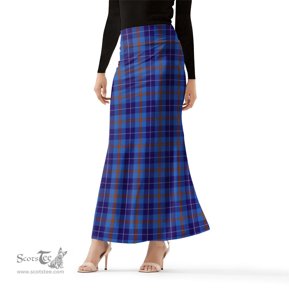 Scottish Bryson Tartan Womens Full Length Skirt - Tartan Skirt Knee Length Scottish Plaid Tartan Plaid - ScotsTee - scotstee.com