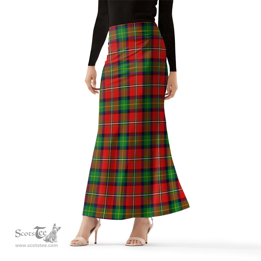 Scottish Boyd Modern Tartan Womens Full Length Skirt - Tartan Skirt Knee Length Scottish Plaid Tartan Plaid - ScotsTee - scotstee.com