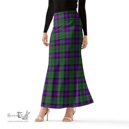 Scottish Armstrong Modern Tartan Womens Full Length Skirt - Tartan Skirt Knee Length Scottish Plaid Tartan Plaid - ScotsTee - scotstee.com