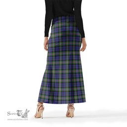 Scottish Baird Modern Tartan Womens Full Length Skirt - Tartan Skirt Knee Length Scottish Plaid Tartan Plaid - ScotsTee - scotstee.com