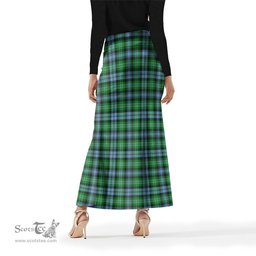Scottish Arbuthnot Ancient Tartan Womens Full Length Skirt - Tartan Skirt Knee Length Scottish Plaid Tartan Plaid - ScotsTee - scotstee.com