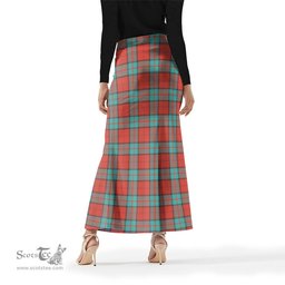 Scottish Dunbar Ancient Tartan Womens Full Length Skirt - Tartan Skirt Knee Length Scottish Plaid Tartan Plaid - ScotsTee - scotstee.com
