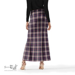 Scottish Cameron of Erracht Dress Tartan Womens Full Length Skirt - Tartan Skirt Knee Length Scottish Plaid Tartan Plaid - ScotsTee - scotstee.com