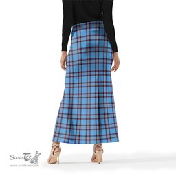 Scottish Elliot Ancient Tartan Womens Full Length Skirt - Tartan Skirt Knee Length Scottish Plaid Tartan Plaid - ScotsTee - scotstee.com