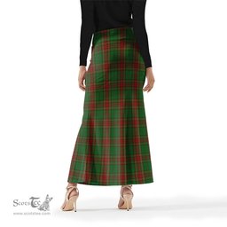 Scottish Cavan County Ireland Tartan Womens Full Length Skirt - Tartan Skirt Knee Length Scottish Plaid Tartan Plaid - ScotsTee - scotstee.com