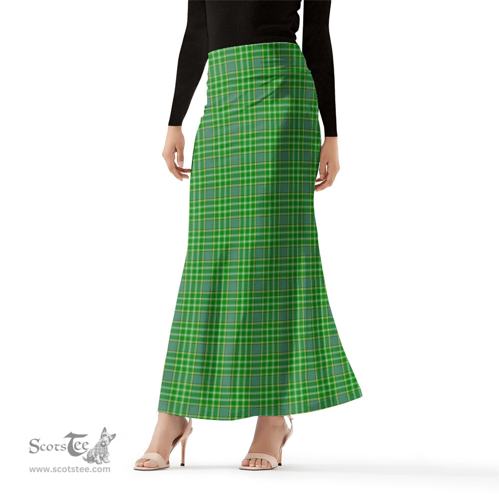 Scottish Currie Tartan Womens Full Length Skirt - Tartan Skirt Knee Length Scottish Plaid Tartan Plaid - ScotsTee - scotstee.com