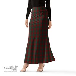 Scottish Donachie of Brockloch Tartan Womens Full Length Skirt - Tartan Skirt Knee Length Scottish Plaid Tartan Plaid - ScotsTee - scotstee.com