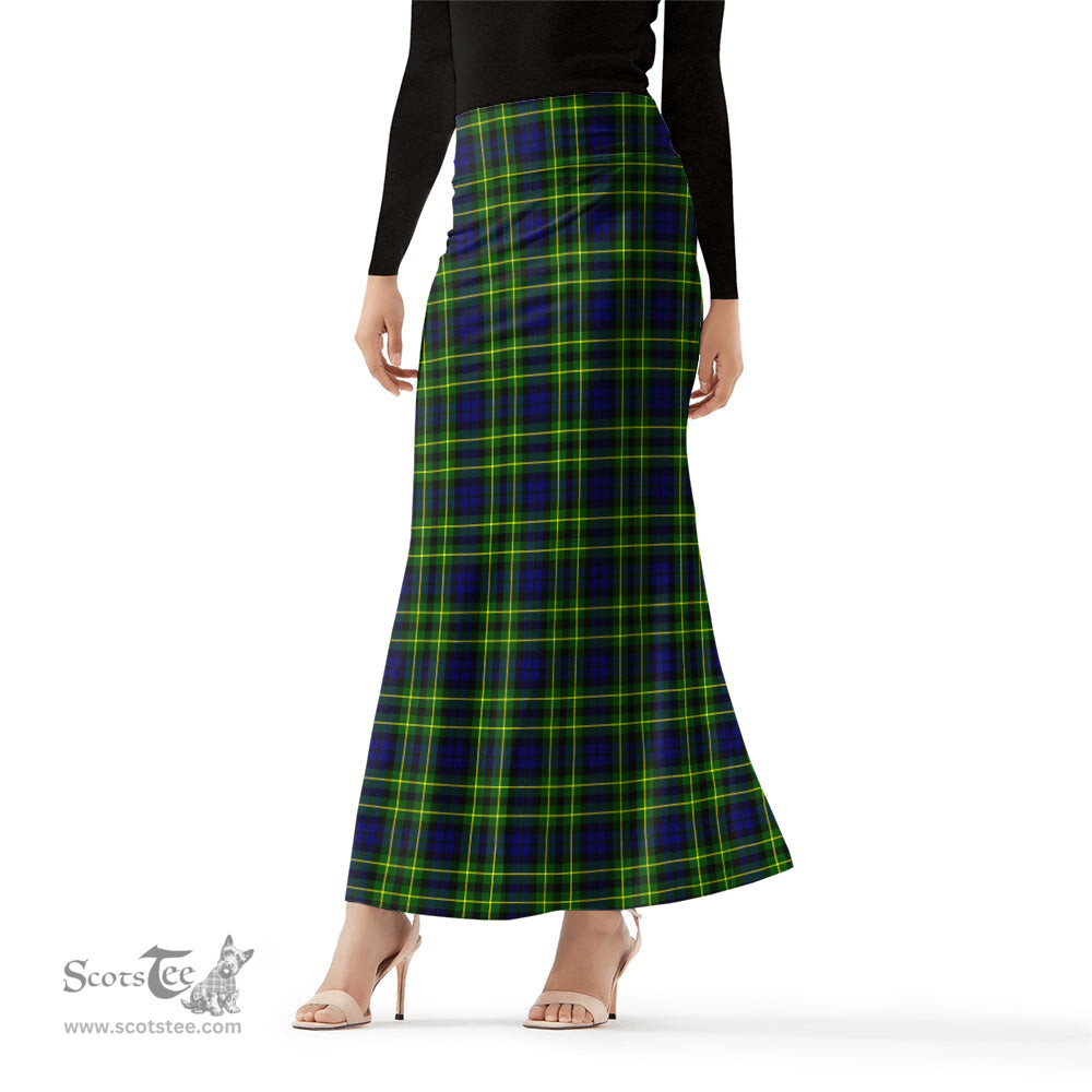 Scottish Campbell of Breadalbane Modern Tartan Womens Full Length Skirt - Tartan Skirt Knee Length Scottish Plaid Tartan Plaid - ScotsTee - scotstee.com