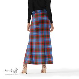 Scottish Congilton Tartan Womens Full Length Skirt - Tartan Skirt Knee Length Scottish Plaid Tartan Plaid - ScotsTee - scotstee.com