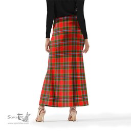Scottish Drummond of Perth Tartan Womens Full Length Skirt - Tartan Skirt Knee Length Scottish Plaid Tartan Plaid - ScotsTee - scotstee.com