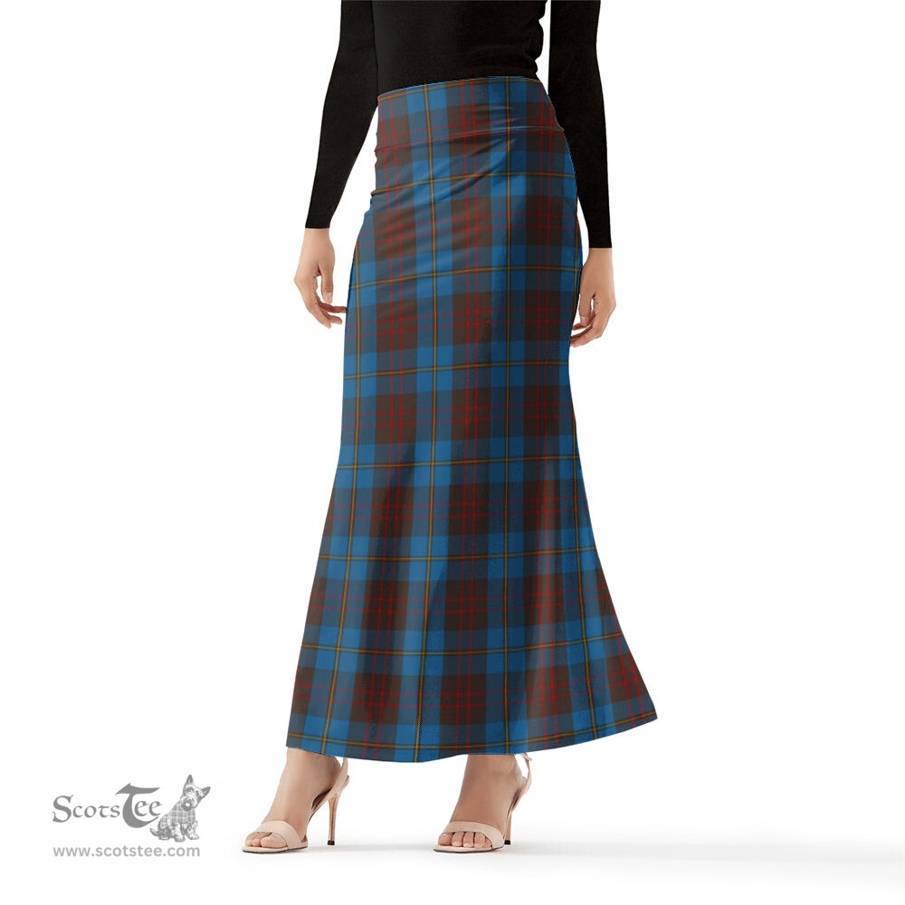 Scottish Cameron Hunting Tartan Womens Full Length Skirt - Tartan Skirt Knee Length Scottish Plaid Tartan Plaid - ScotsTee - scotstee.com