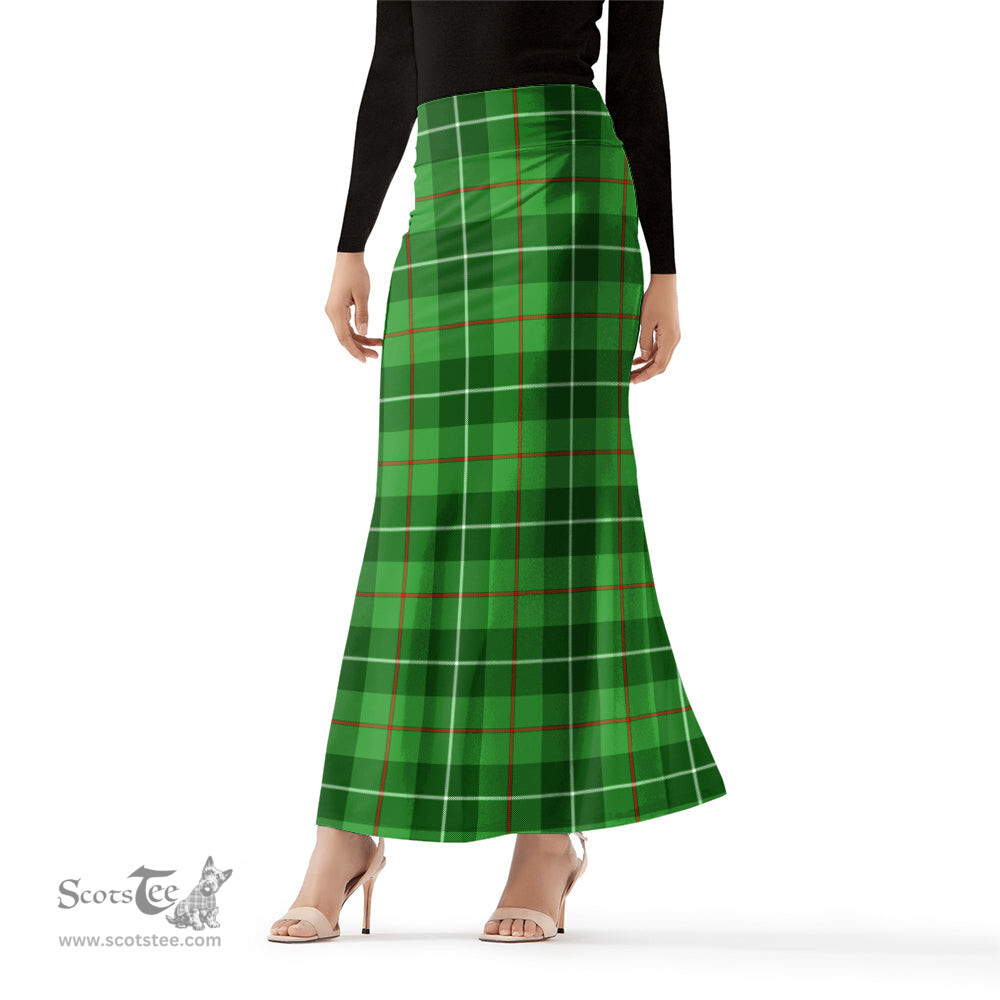 Scottish Clephan Tartan Womens Full Length Skirt - Tartan Skirt Knee Length Scottish Plaid Tartan Plaid - ScotsTee - scotstee.com