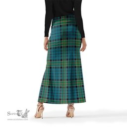 Scottish Kirkpatrick Tartan Womens Full Length Skirt - Tartan Skirt Knee Length Scottish Plaid Tartan Plaid - ScotsTee - scotstee.com