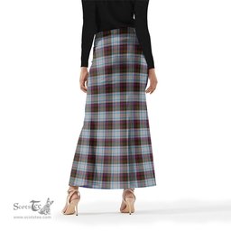Scottish MacDonald Dress Ancient Tartan Womens Full Length Skirt - Tartan Skirt Knee Length Scottish Plaid Tartan Plaid - ScotsTee - scotstee.com