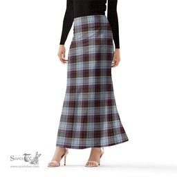 Scottish MacDonald Dress Ancient Tartan Womens Full Length Skirt - Tartan Skirt Knee Length Scottish Plaid Tartan Plaid - ScotsTee - scotstee.com