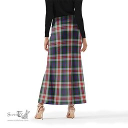 Scottish Fraser Red Dress Tartan Womens Full Length Skirt - Tartan Skirt Knee Length Scottish Plaid Tartan Plaid - ScotsTee - scotstee.com