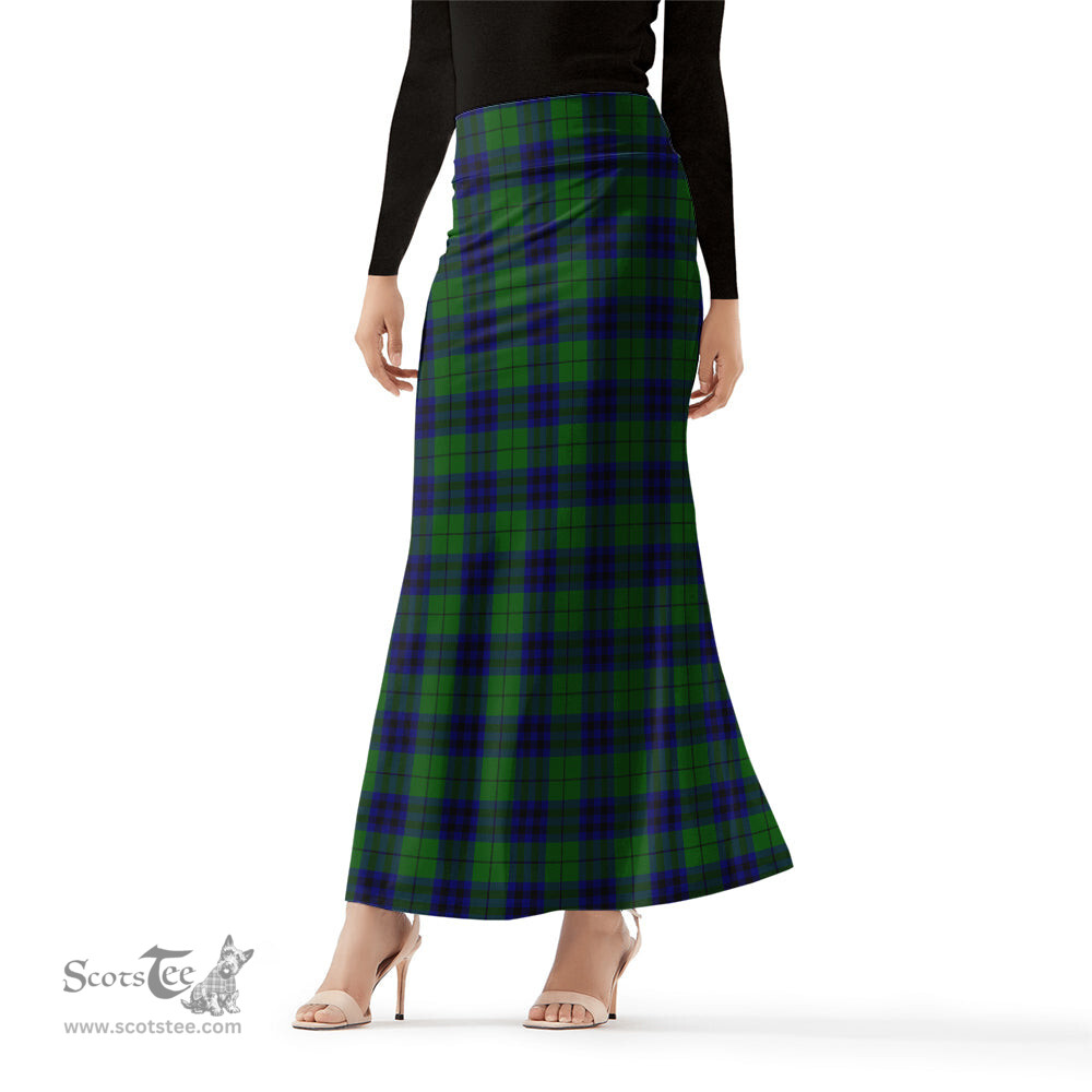 Scottish Keith Modern Tartan Womens Full Length Skirt - Tartan Skirt Knee Length Scottish Plaid Tartan Plaid - ScotsTee - scotstee.com